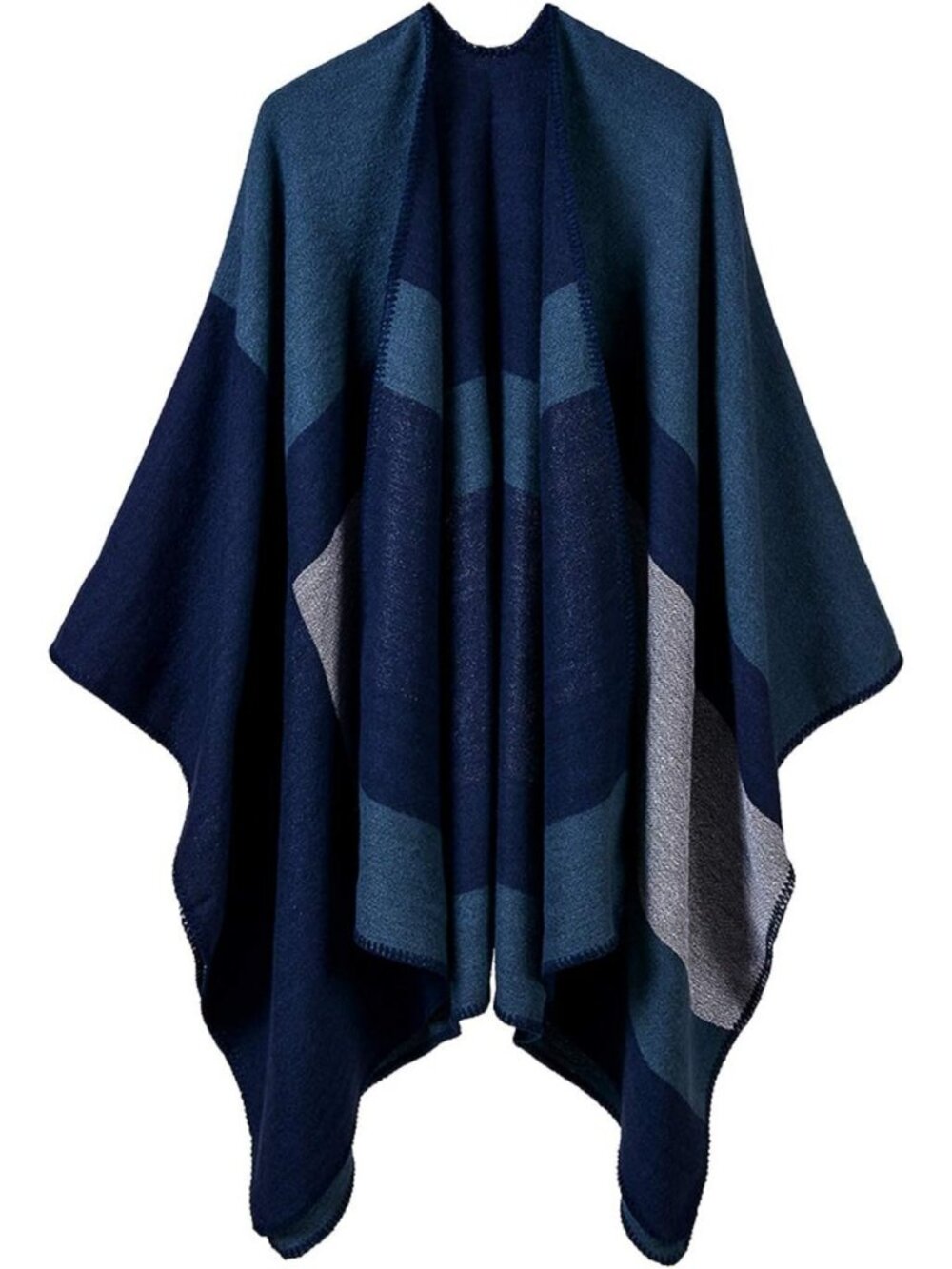 Cozy Women's Winter Shawl Wrap, Stylish Poncho Sweater Cape for Cold Weather